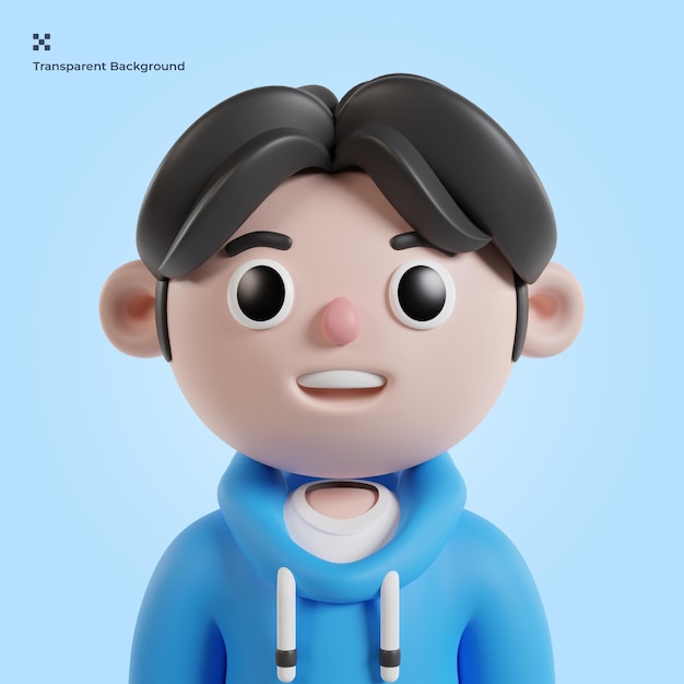 Illustrazione 3d dell'avatar della gente