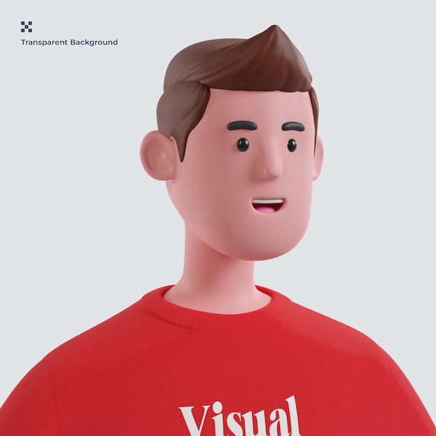 Illustrazione 3d dell'avatar della gente