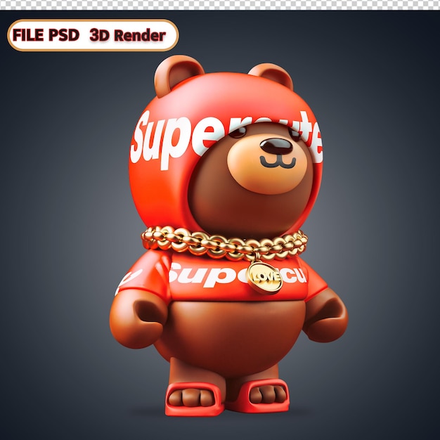 Bearbrick Supreme Set | 3D model