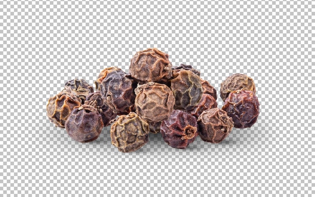 PSD peppercorn isolated on alpha layer