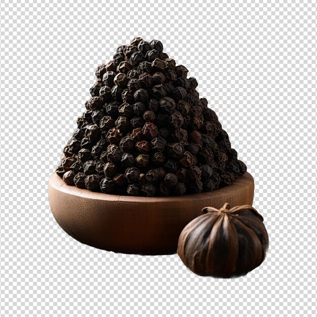 PSD peppercorn isolated on white