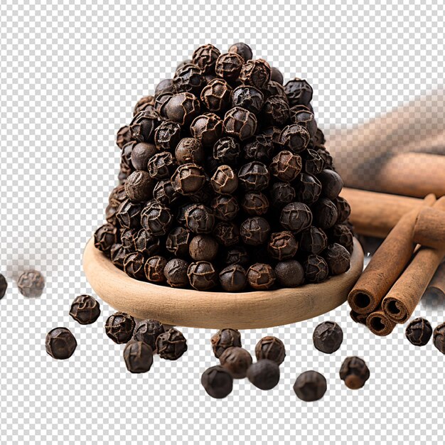 PSD peppercorn isolated on white