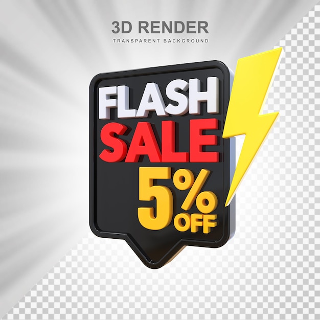 Percent Summer Sale Off 3D Label
