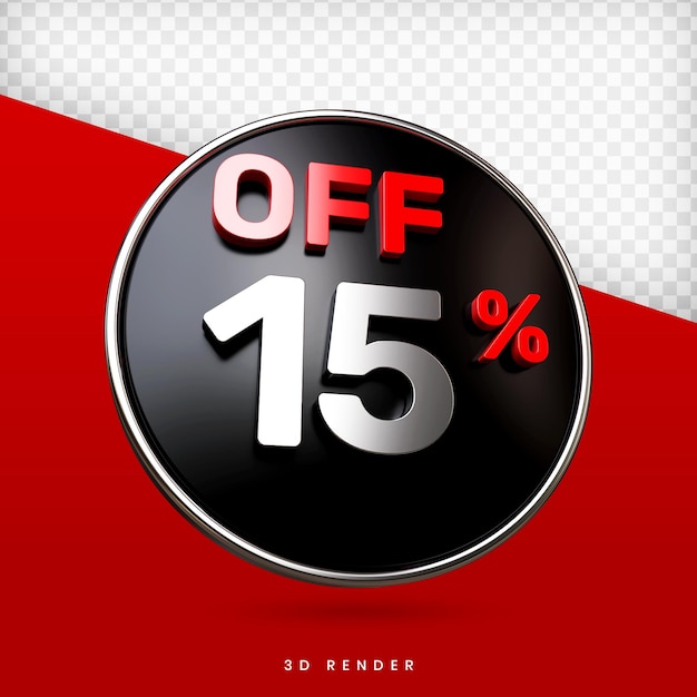 PSD percentage 3d render premium ps