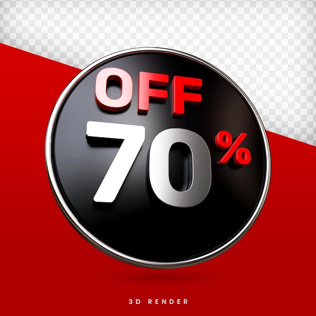 PSD percentage 3d render premium ps