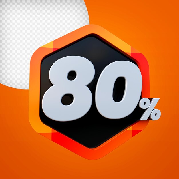 Percentuale rendering 3d premium