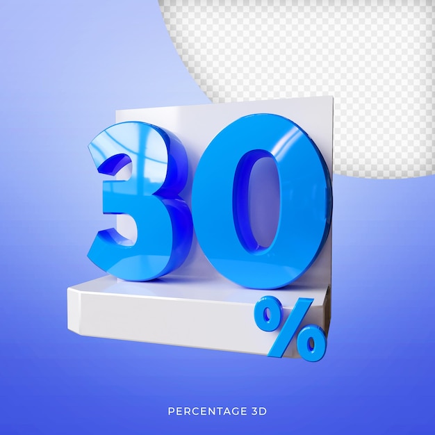 Percentuale rendering 3d premium