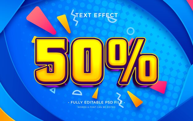 Percentage tekst-effect