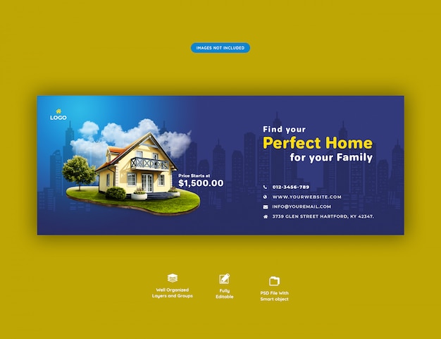 PSD perfect home for sale banner