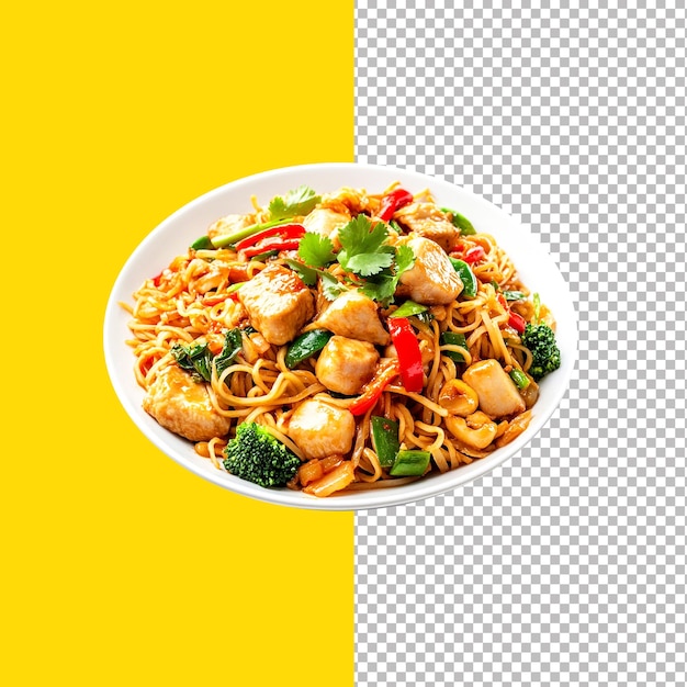Perfecte kippennoedels Een kleurrijk en lekker gerecht
