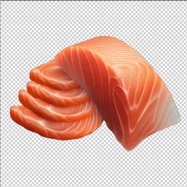 PSD perfectly cooked salmon fillet