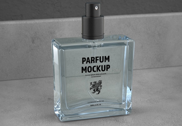 Bottiglia di profumo mockup