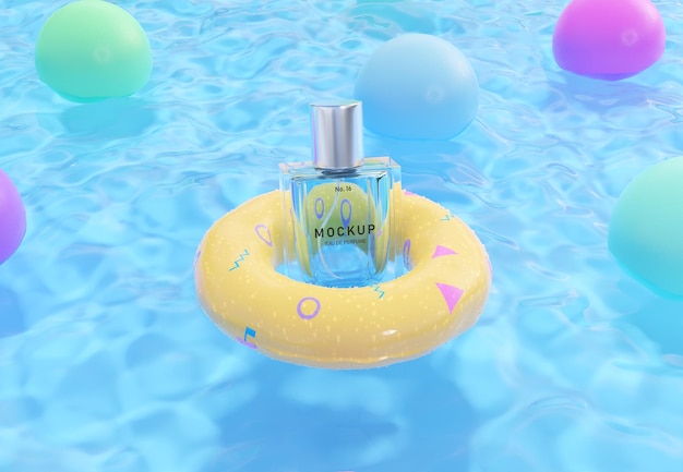 PSD perfume bottle mockup