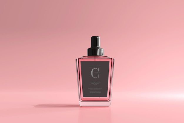 Bottiglia di profumo mockup