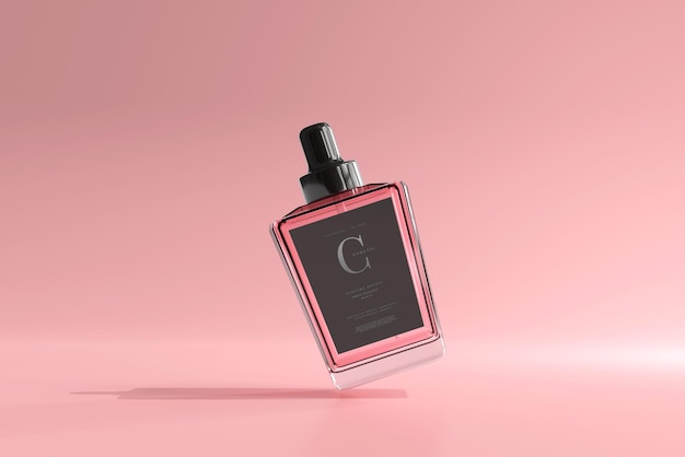 Perfume bottle mockup