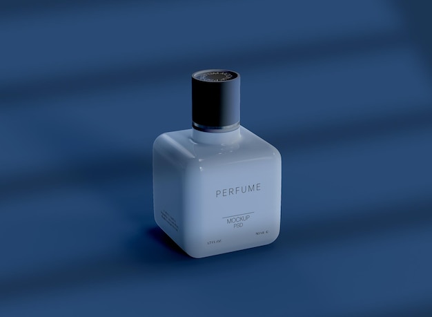 Perfume bottle mockup