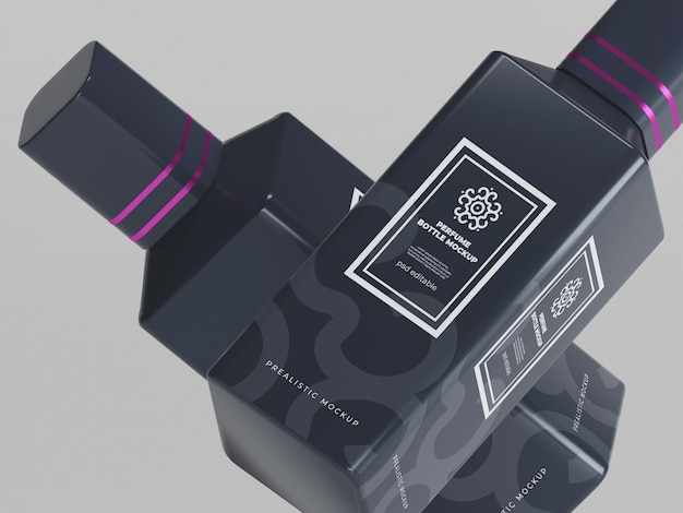 Perfume bottle mockup