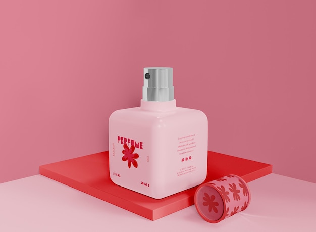 Premium PSD  Perfume mockup