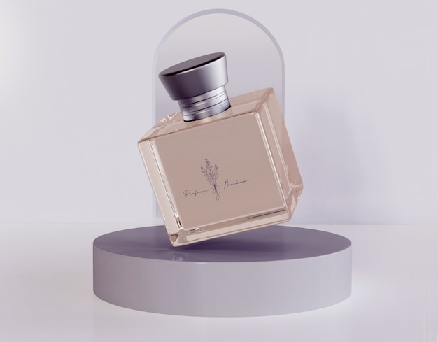 Mockup di imballaggio del profumo