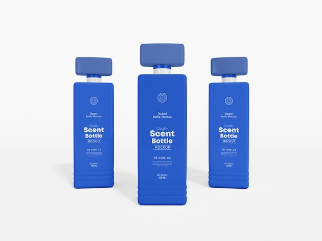 Perfume Scent Bottle Packaging Mockup