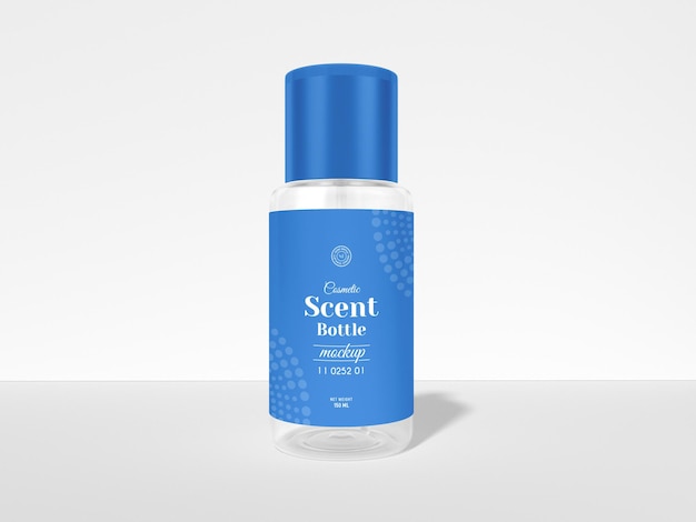 perfume scent spray bottle branding mockup
