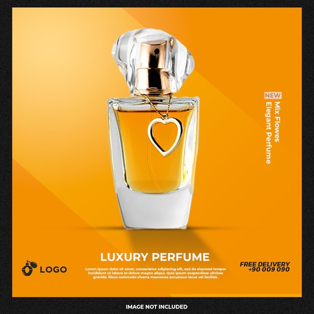 Perfume social media banner template