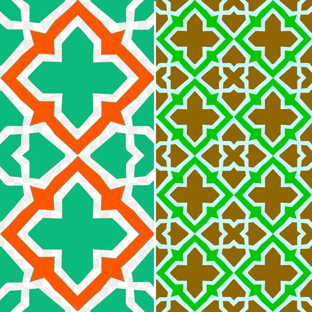 Persian girih tile patterns with polygonal shapes and fitted seamless tile traditional ancient art