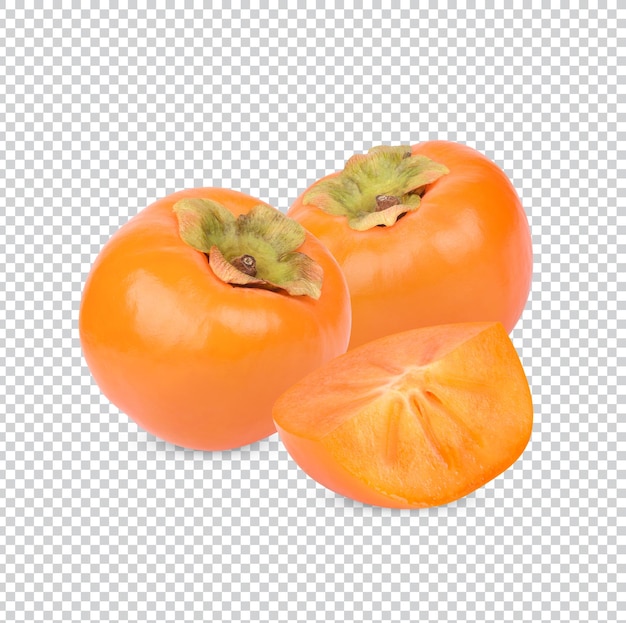 Persimmon fruit geïsoleerd premium psd