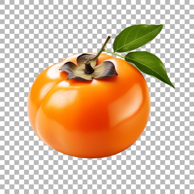 PSD persimmon on transparent background