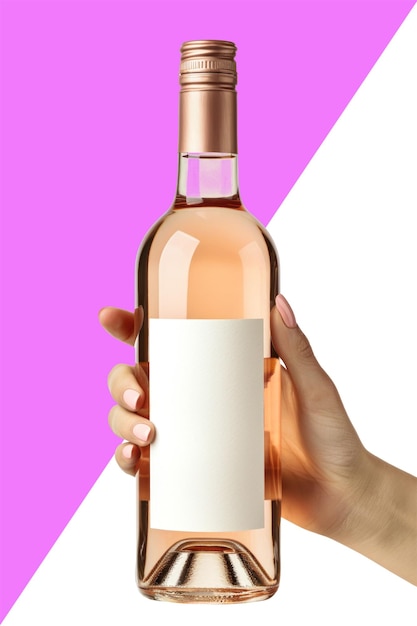 Person holding bottle of wine