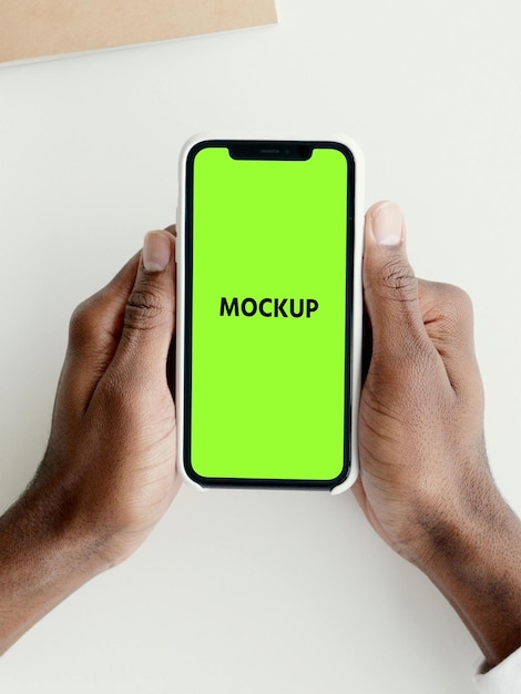 a person holding a phone that says  scupup  on the screen