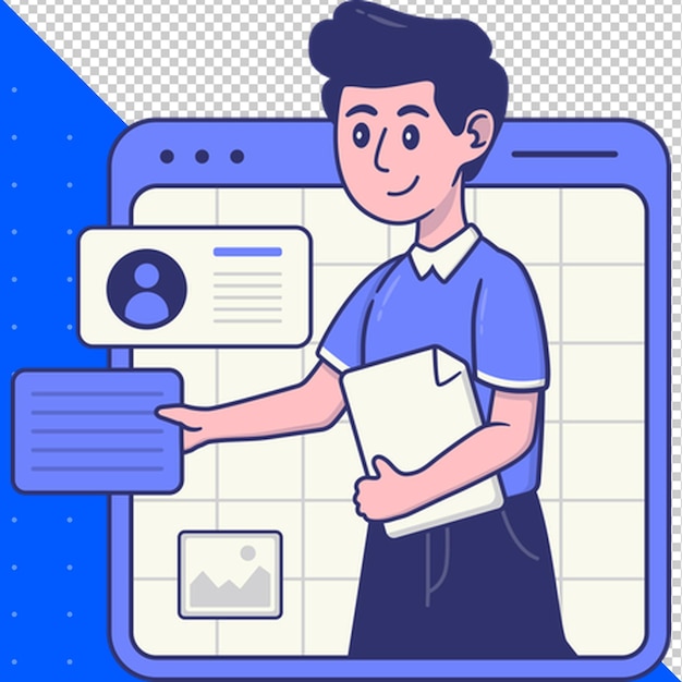 a person is holding a folder with a clipboard and a picture of a person holding a folder