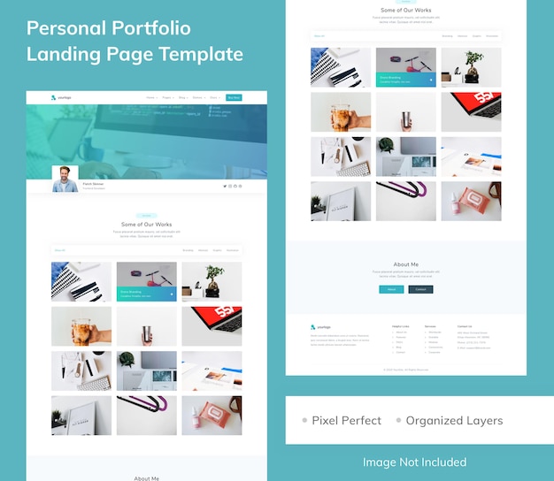 Personal Portfolio Landing Page Template