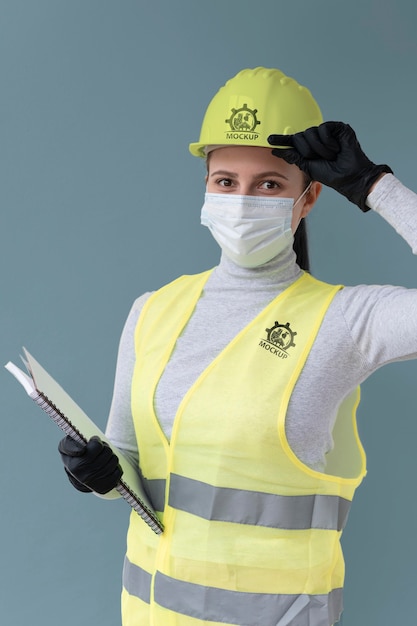 Personal protective equipment mockup