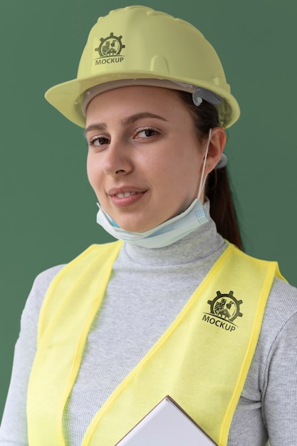 Personal protective equipment mockup