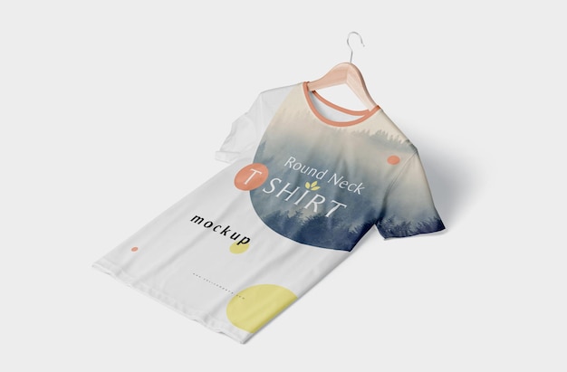 personalized half sleeves tshirt mockups