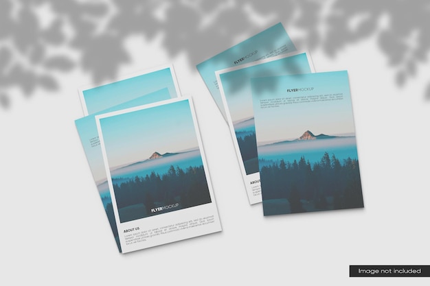 Perspective a4 flyer mockup