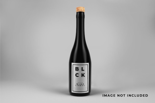 Perspective label mockup design