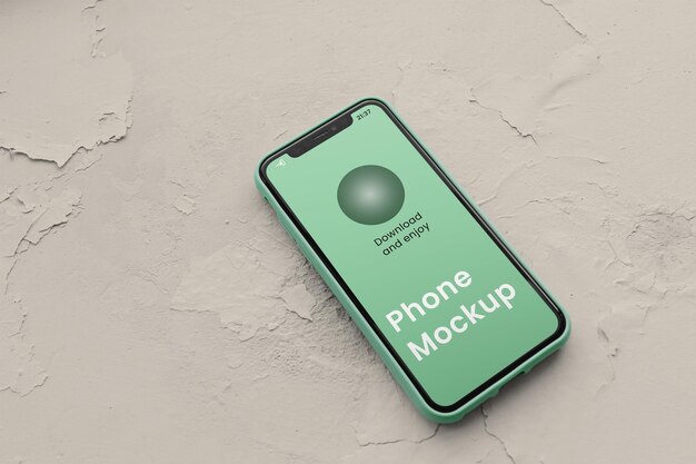 Perspective phone mockup