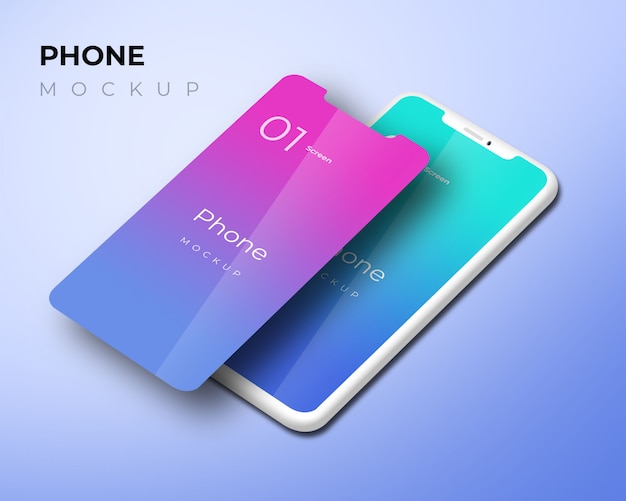 Perspective phone mockup