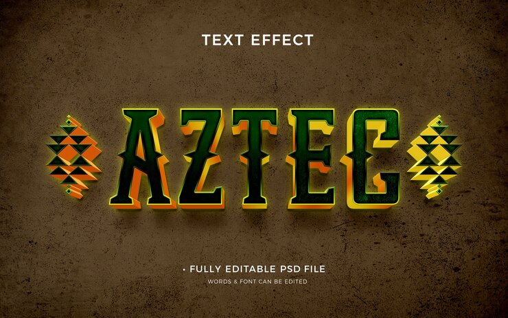 PSD peru text effect