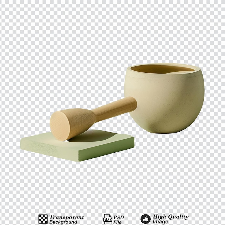 PSD pestle isolated on transparent background