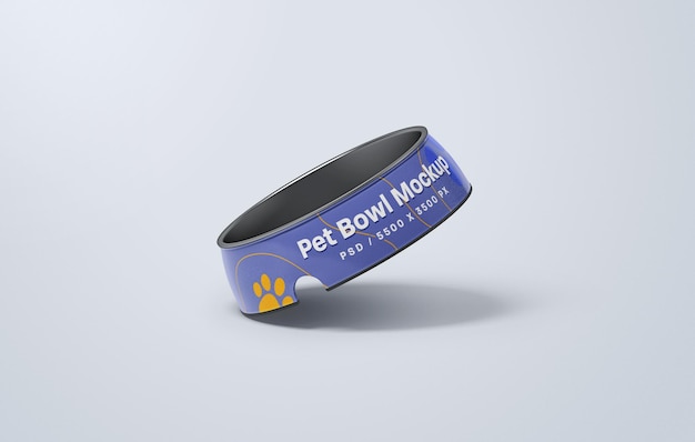 Pet bowl mockup