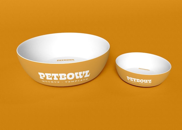 Pet bowls mocku