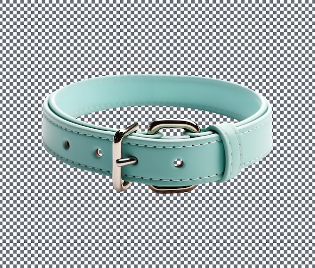 PSD pet collar isolated on transparent background