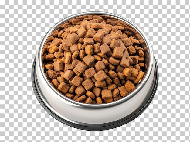 Pet food bowl isolated on transparent background png psd