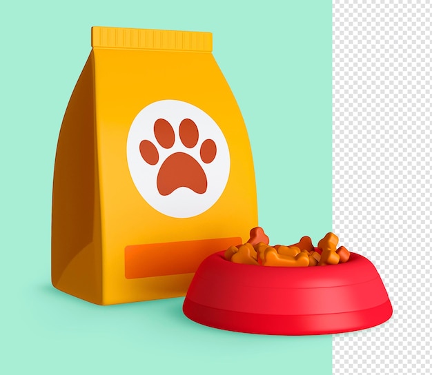 PSD pet food package