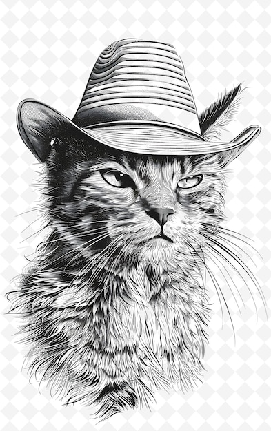 PSD Портреты и живопись животных векторная графика для печати и цифровой загрузки для любителей животных