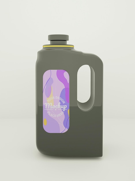 PSD petrol jerry can mockup design