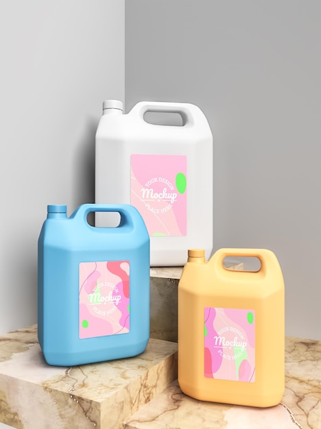 petrol jerry can mockup design